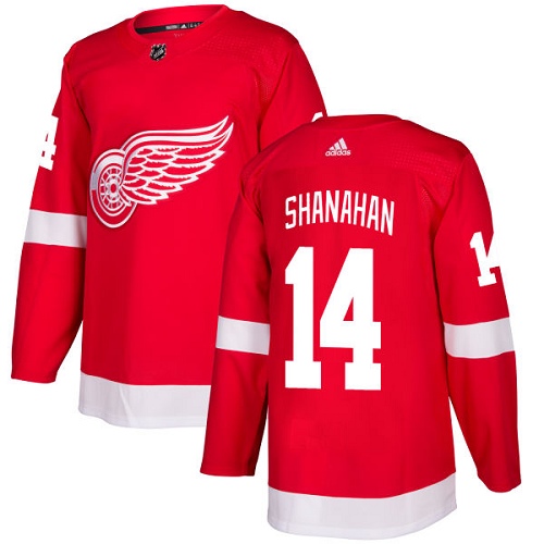 Adidas Men Detroit Red Wings #14 Brendan Shanahan Red Home Authentic Stitched NHL Jersey->colorado avalanche->NHL Jersey